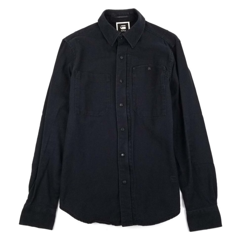 G-Star Raw Correct Navy Blue Long Sleeve Shirt M